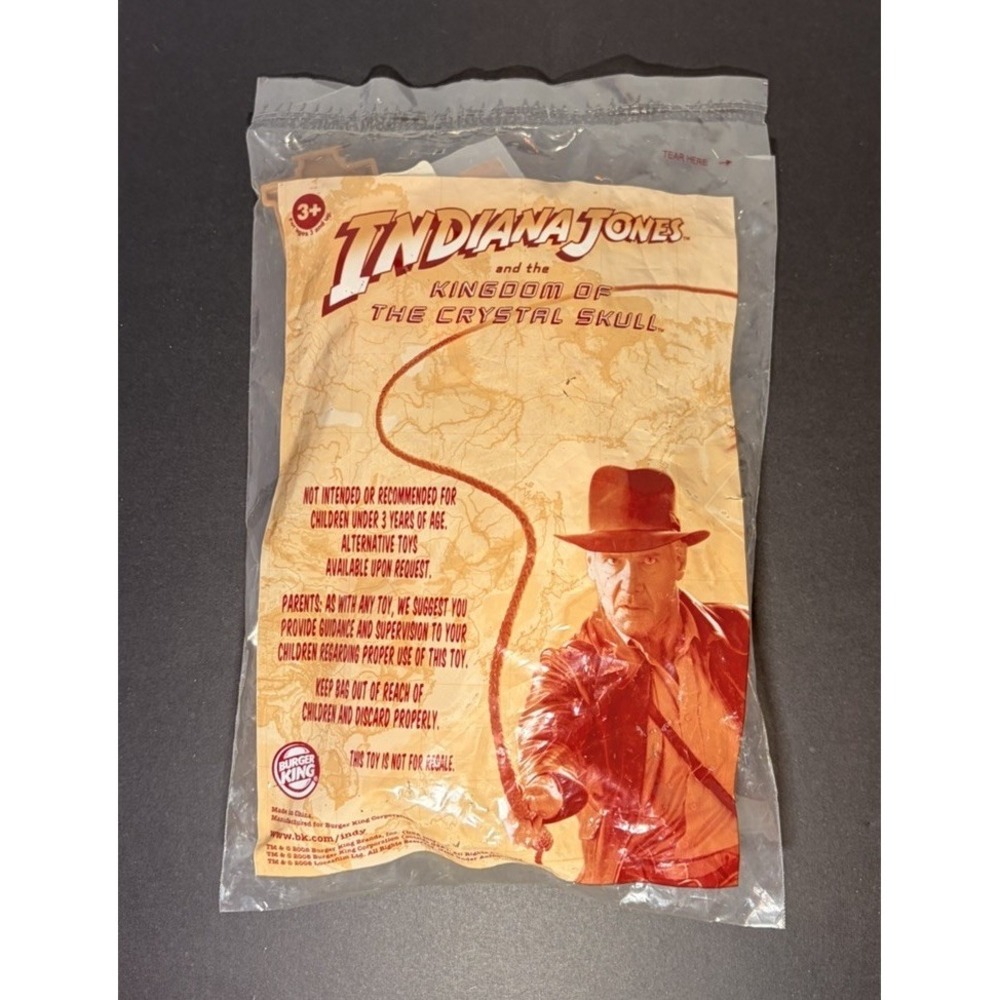 2008 Burger King - Indiana Jones & the Kingdom of the Crystal Skull Toy - Sealed